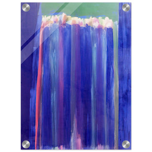 Ronnie Landfield  Marine Mystery  1972 Acrylic Print