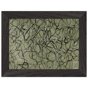 Brice Marden  Bridge Study  1991 Premium Wooden Framed Art Print / Poster