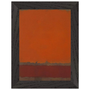 Mark Rothko  Ochre and Red on Red  1962 Premium Wooden Framed Art Print / Poster