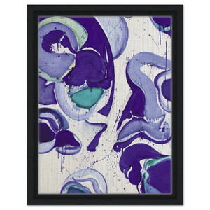 Sam Francis  Blue Framed Canvas