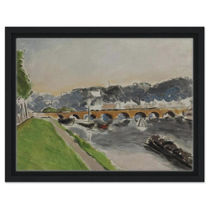 Henri Matisse  LE PONT DE SEVRES AU CHALAND 1917 Framed Canvas