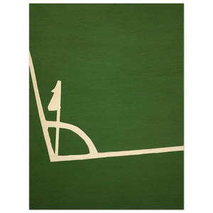 Ralston Crawford  Kalklijnen hoek  1971 N1 Wood Print