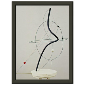 Alexander Calder  A UNIVERSE 1934 Premium Metal Framed Art Print / Poster