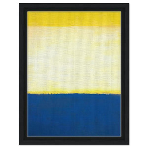 Mark Rothko  No 6 Yellow White Blue Over Yellow on Gray  1954 Framed Canvas