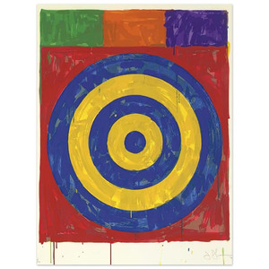 Jasper Johns  TARGET ULAE 147 1974 Aluminum Print