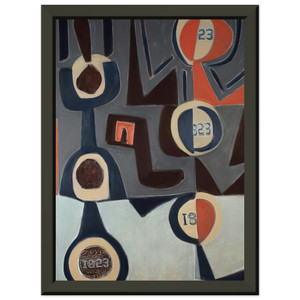 Will Barnet  1823  2008 United States Premium Metal Framed Art Print / Poster