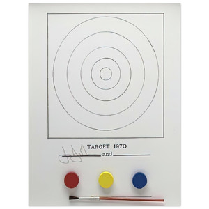Jasper Johns  TARGET ULAE 89 Aluminum Print