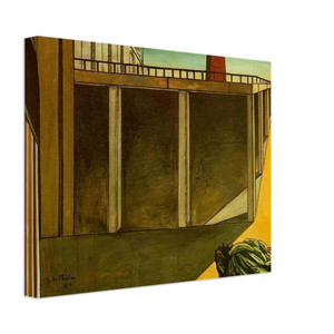 Giorgio de Chirico  GARE MONTPARNASSE THE MELANCHOLY OF DEPARTURE 1914 Canvas