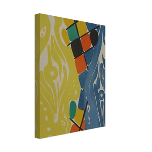 Ernst Wilhelm Nay  Farblitho 1966  21 NOR  1966 Canvas