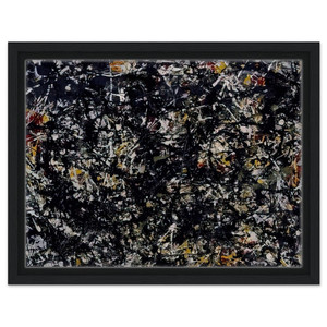 Jackson Pollock  NUMBER 6 1949 Framed Canvas