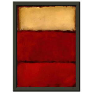 Mark Rothko  Red  1964 Premium Metal Framed Art Print / Poster