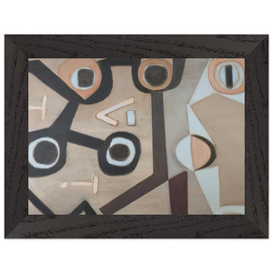 Will Barnet Confluence 2008 Premium Wooden Framed Art Print