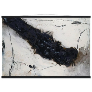 Emil Schumacher  Fluss  1983 Museum-Quality Matte Paper Poster with Hanger