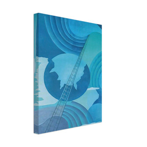 Benedetta Cappa Synthesis of Radio Communications Palermo 1933-34 Canvas