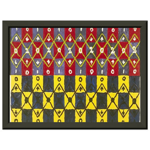 Alfred Jensen Systole And Diastole 1962 Framed Art Print