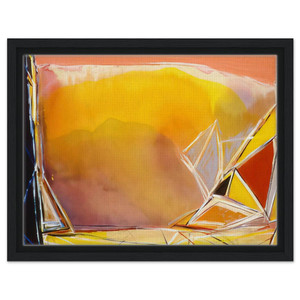 Ronnie Landfield  Thunder For Camille Pissarro  1986 Framed Canvas