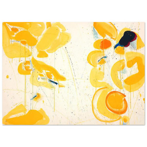 Sam Francis  Untitled  Yellow  Fine Art Poster / Art Print