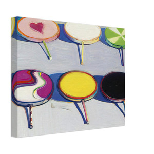 Wayne Thiebaud  Seven Suckers  1970 Canvas