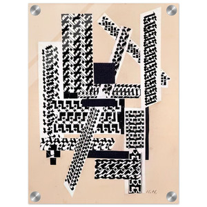 Hannah Hoch  REED PEN COLLAGE 1922 Acrylic Print