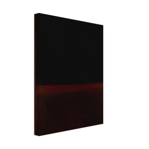 Mark Rothko  Black on Dark Sienna on Purple  1960 Canvas