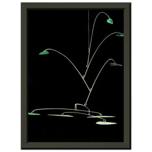 Alexander Calder  STAINLESS STEALER 1966 Premium Metal Framed Art Print / Poster