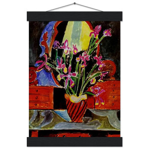 Henri Matisse  VASE OF IRISES 1912 Museum-Quality Matte Paper Poster with Hanger