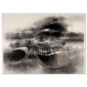Lee Bontecou  UNTITLED 1966 1 N1 Fine Art Poster / Art Print