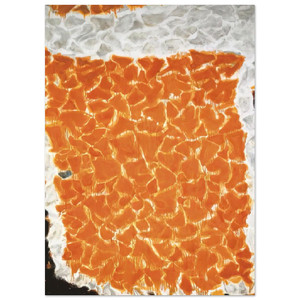 Sam Francis  Big Orange Fine Art Poster / Art Print