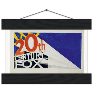 Edward Ruscha  TRADEMARK 3 1962 Museum-Quality Matte Paper Poster with Hanger