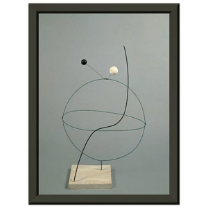 Alexander Calder  CROISIERE 1931 Premium Metal Framed Art Print / Poster