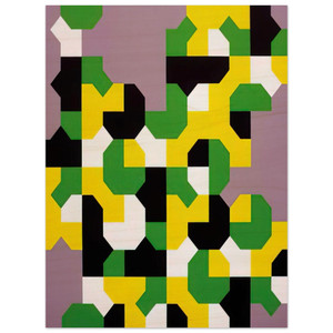 Bruno Munari  Curva di Peano  1991 Wood Print