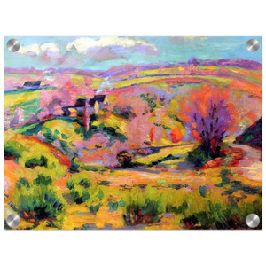Armand Guillaumin  Landscape of Creuse at spring  Fauvism Acrylic Print