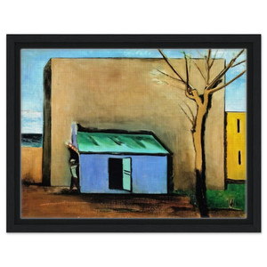 Carlo Carra  IL BERSAGLIO 1928 Framed Canvas