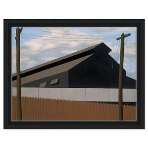 Ralston Crawford  Steel Foundry Coatesville Pa  1937 Framed Canvas