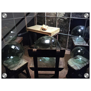 Louise Bourgeois  CELL GLASS SPHERES AND HANDS 1993 Acrylic Print