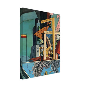 Giorgio de Chirico  THE MELANCHOLY OF DEPARTURE 1916 1 Canvas