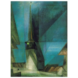 Lyonel Feininger  GELMERODA XIII 1936 Wood Print