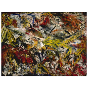 Marcel Barbeau  Le tumulte a la machoire crispee Aluminum Print