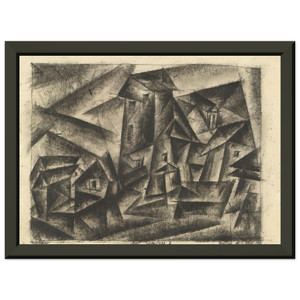 Lyonel Feininger THE VILLAGE OF LEGEFELD I DORF LEGEFELD I 1916 Metal Print