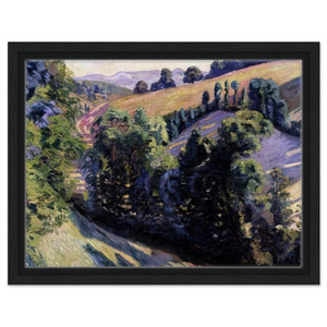 Armand Guillaumin  Landscape at Pontgibaud Framed Canvas