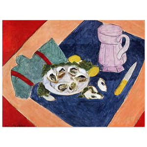 Henri Matisse  STILL LIFE WITH OYSTERS 1940 Aluminum Print