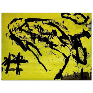 Emil Schumacher  Hirschkuh  Tachisme Aluminum Print