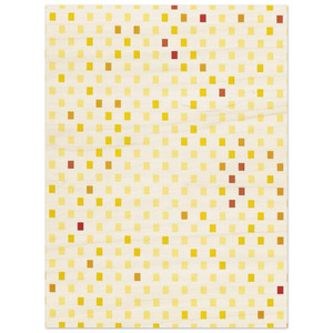 Francois Morellet Random Red to Yellow Progression 1970 Wood Print