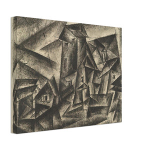 Lyonel Feininger  THE VILLAGE OF LEGEFELD I DORF LEGEFELD I 1916 Canvas