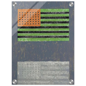 Jasper Johns  FLAGS ULAE 42 Acrylic Print