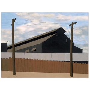 Ralston Crawford  Steel Foundry Coatesville Pa  1937 Aluminum Print