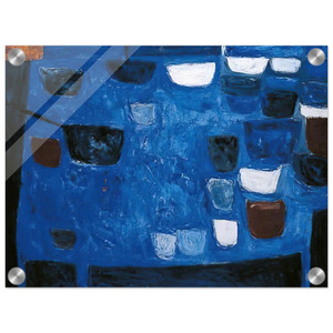 William Scott  Blue Still Life  1957 Acrylic Print