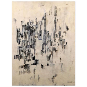 Maria Helena Vieira da Silva  La rue  1956 Aluminum Print