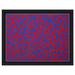 Francois Morellet Random Dist. 40000 Squares Tel Dir 1971 Framed Canvas