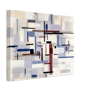 Bruno Munari  From Black to White Through Violet  1948 Canvas